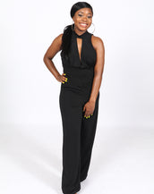 Fashion Cloack Jumpsuit