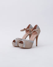 Dawn Peep Toe Ankle Strap Shoe