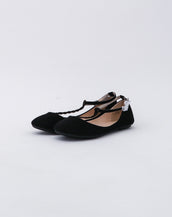 Braided T-Strap Flats