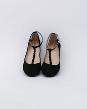 Braided T-Strap Flats