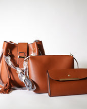 3 in 1 double strapped satchel