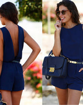Slim Rompers Women Bodysuit