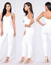 Slim Strap Sleeveless Backless Jumpsuit