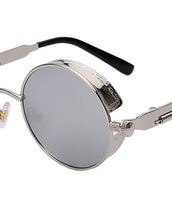 Round Metal Sunglasses for Men Women