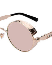 Round Metal Sunglasses for Men Women