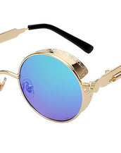 Round Metal Sunglasses for Men Women