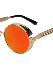 Round Metal Sunglasses for Men Women