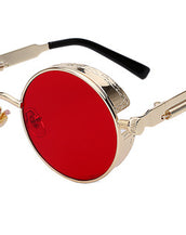 Round Metal Sunglasses for Men Women