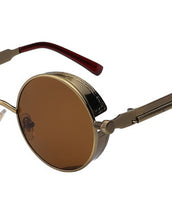 Round Metal Sunglasses for Men Women