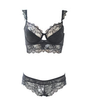 Ultra thin Push up Bra and Panties Set