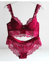 Ultra thin Push up Bra and Panties Set