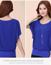 Chiffon Short Sleeves Shirt