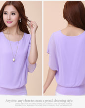 Chiffon Short Sleeves Shirt