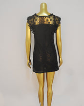 Sleeveless Mini Lace Women Dress
