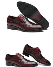 Leather Pointed Toe Men Shoes