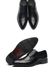 Leather Pointed Toe Men Shoes
