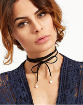 Black Lace Choker Tattoo Women Necklace