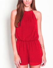 Rompers Casual Black Sleeveless Jumpsuit