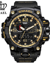 Dual Time Camouflage Military Men's Watch