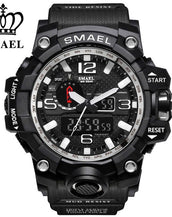 Dual Time Camouflage Military Men's Watch