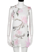 Floral Printed Women Short Dress