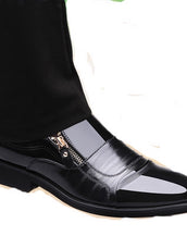 Men's Flat Zip Leather Shoes