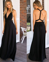 Multiway Wrap Convertible Women Long Dress