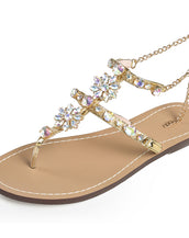 Rhinestones Chains  Women Sandals