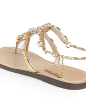 Rhinestones Chains  Women Sandals