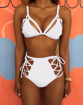 High Waisted Bathing Women Swimsuit