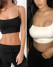 Sleeveless Straps Fitness Ladies Casual Top