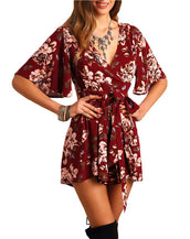 Shorts Sleeves Women Jumpsuits