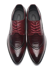 Leather Pointed Toe Men Shoes