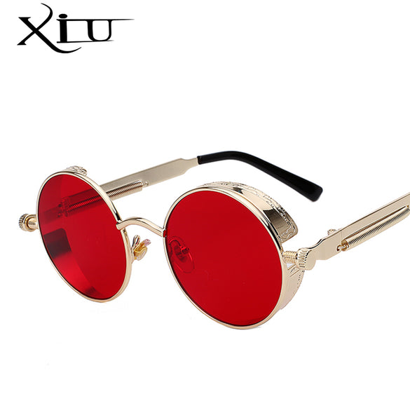 Round Metal Sunglasses for Men Women