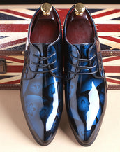 Floral Pattern Fashion Men Shoes