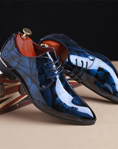 Floral Pattern Fashion Men Shoes