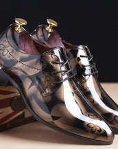 Floral Pattern Fashion Men Shoes