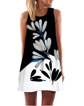 Floral Print Chiffon Women Dress