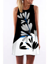 Floral Print Chiffon Women Dress