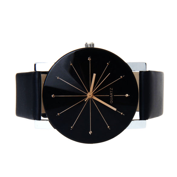 Men's Quartz Round Dial Watch