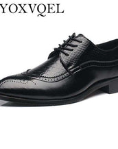 Leather Pointed Toe Men Shoes