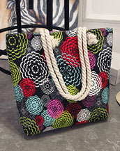 Casual Floral Large Shoulder Women Bag
