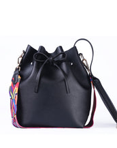 Colorful Strap Bucket Bag for Women