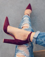 Retro Fashion High Heels Women Pumps