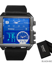 Rectangle Quartz Men  Wristwatches