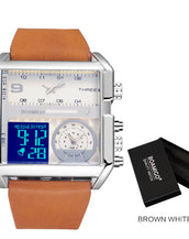 Rectangle Quartz Men  Wristwatches