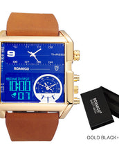 Rectangle Quartz Men  Wristwatches
