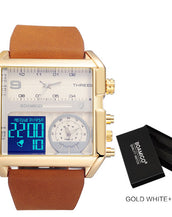 Rectangle Quartz Men  Wristwatches