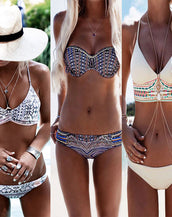 Push Up Ladies Bikini Set