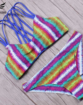 Print Halter Women Swimwears